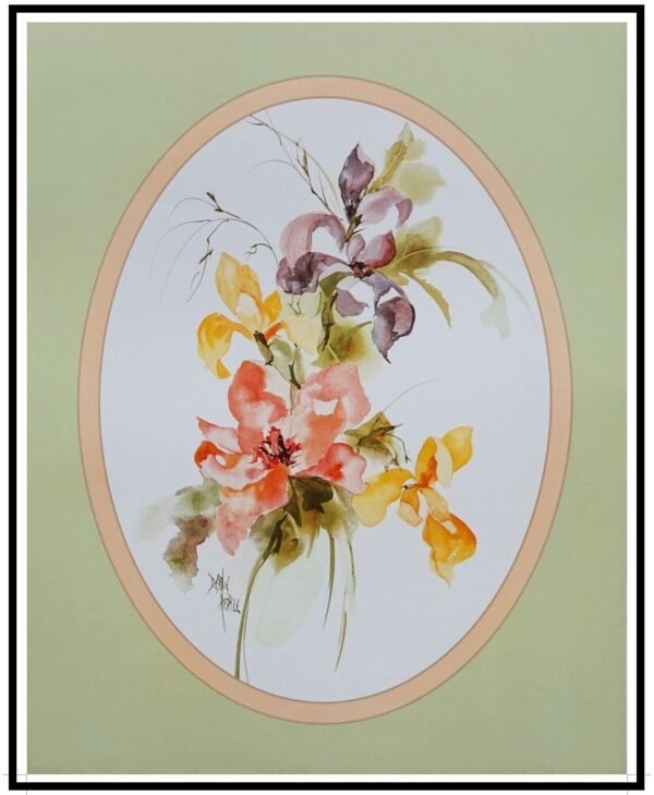 AK VH5438 Lily & Iris Spray